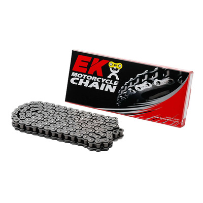 Chaîne de transmission EK Chain 428ZVX QX-Ring 100 maillons acier avec fermeture à clip