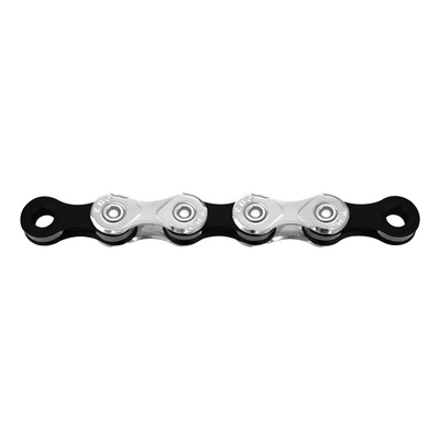 Chaîne vélo 10v KMC X10 122 maillons argent/noir