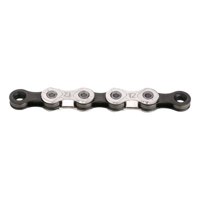 Chaîne vélo 12v KMC X12 126 maillons argent/noir