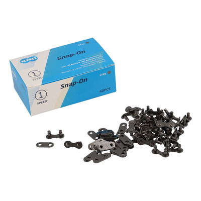 Chaîne vélo 1v KMC Z1 Narrow 50 mètres marron (40 attaches rapides)