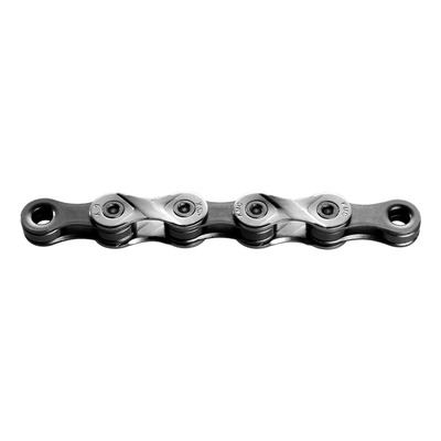 Chaîne vélo 9v KMC X9 114 maillons argent/gris