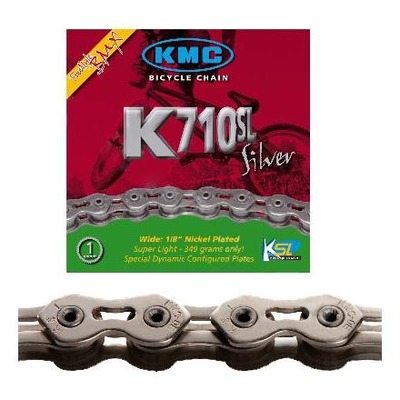 Chaîne vélo KMC K710SL Kool 1v 100 maillons (3.30mm)