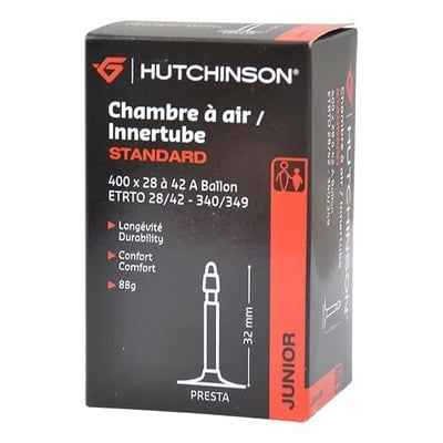 Chambre à air City Hutchinson 400x28-42A valve Presta (32 mm)