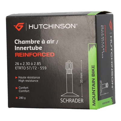Chambre à air Hutchinson Reinforced 26’’x2,30/2,85 Schrader 48mm