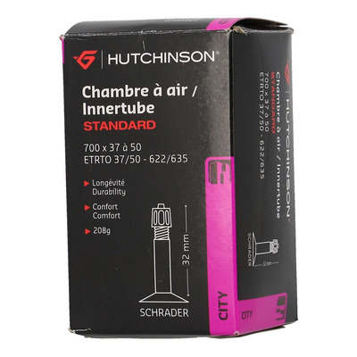 Chambre à air Hutchinson Standard 700B/Cx37/50 Schrader 32mm