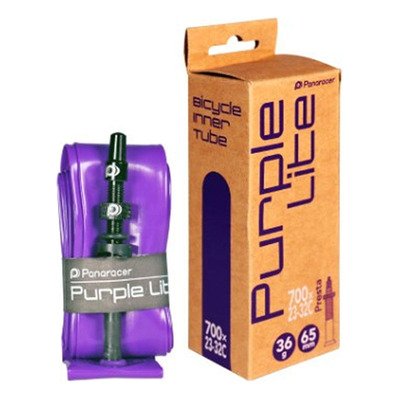 Chambre a air Panaracer 700-23/32C TPU Lite valve presta 65mm violette