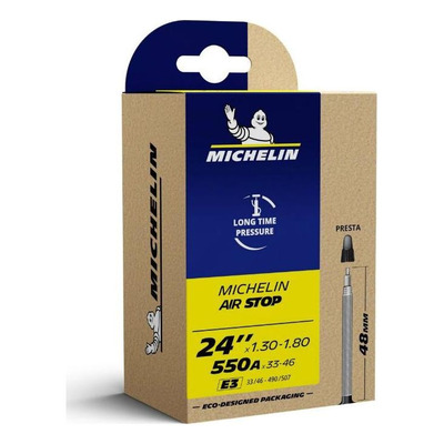 Chambre à Air vélo Michelin Air Stop E4 550A Confort 22/24 x 1,50/1,90" Presta