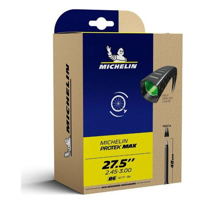 Chambre à Air vélo Michelin Protek Max 27.5 x 2.35/3.00 Presta 40mm (avec liquide anti-crevaison)