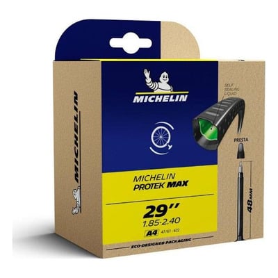 Chambre à Air vélo Michelin Protek Max A4 29 x 1,85/2,30" Presta 35mm (avec liquide anti-crevaison)