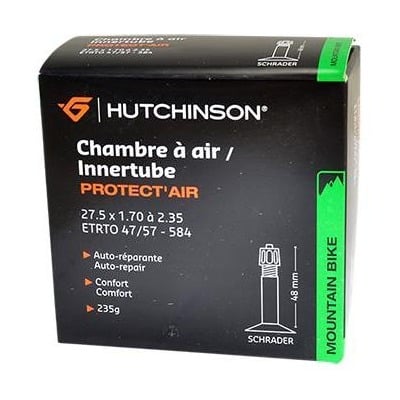 Chambre à air VTT Hutchinson Protect'air 27.5x1.70-2.35 valve Schrader (48 mm) avec liquide anti-cre