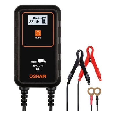 Chargeur de batterie Osram 908 12V / 24V 8A