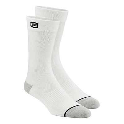 Chaussettes 100 % Solid blanc