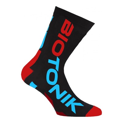 Chaussettes Biotonik noir/rouge/bleu