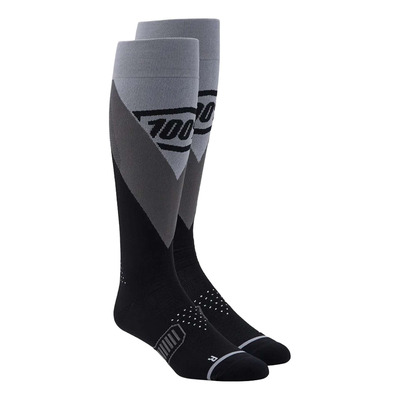 Chaussettes cross 100 % Hi Side MX noir
