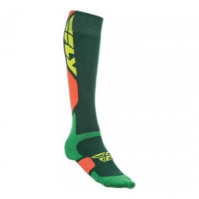 Chaussettes Fly Racing MX Pro Thick vert/orange