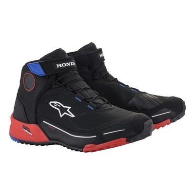 Chaussures moto Alpinestars Honda CR-X Drystars® noir/rouge/bleu