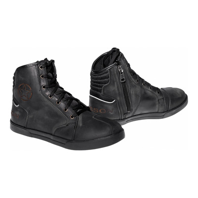 Chaussures moto Harisson Yankee Raw full black