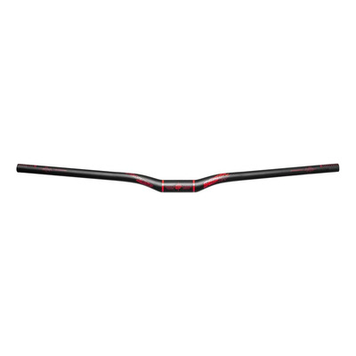 Cintre VTT relevé 25mm Reverse Seismic 810mm Ø 31,8mm carbone noir/rouge