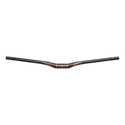 Cintre VTT relevé 25mm Reverse Seismic 810mm Ø 35mm carbone noir/orange