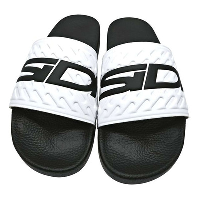 Claquettes Sidi Pool noir/blanc