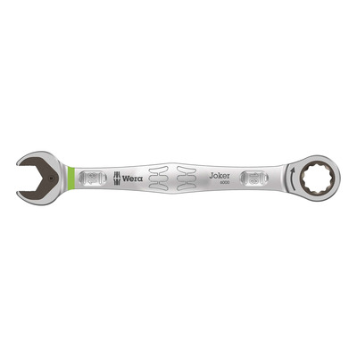 Clé plate à cliquet 18mm Wera 6000 joker chrome moly
