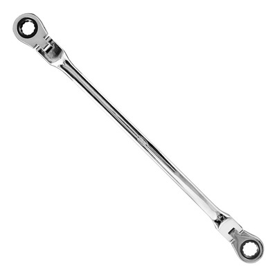 Clé plate double JBM articulée + cliquet 12mm x 13mm