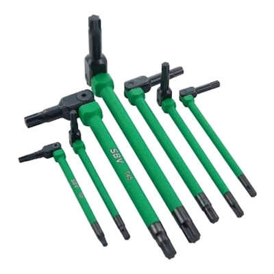 Clés Torx articulé SBV MM Flex-Star 7 pièces