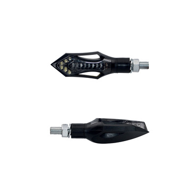 Clignotants avec feu de position avant LED Taac FR12 noir/fumé