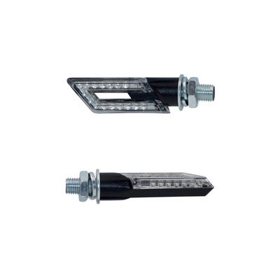 Clignotants LED Taac FR20 noir/transparent