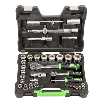 Coffret à outils JBM 6 pans (pouces) – 37 pièces