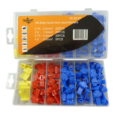 Coffret de 65 connecteurs rapide