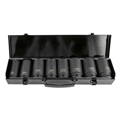 Coffret douilles à choc 6 pans JBM 3/4’’ – 8 pièces