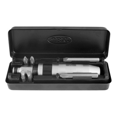 Coffret JBM avec tournevis à chocs 1/2" et 6 embouts