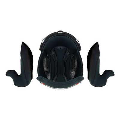 Coiffe de casque S-Line pour casque modulable S550 noir