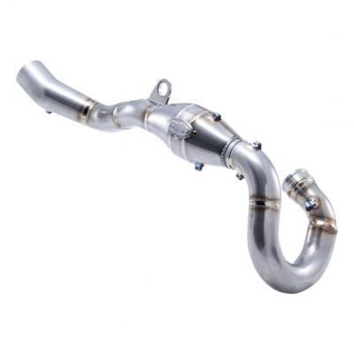 Collecteur d'échappement FMF MegaBomb Inox avec tube intermédiaire - KTM SX-F 350 16-18