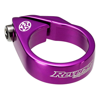 Collier de selle Reverse Bolt Ø 34,9mm violet