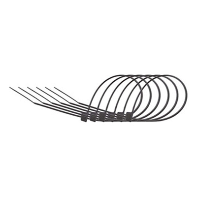 Colliers de Serrage Réutilisables en Nylon POLISPORT Type Rilsan 250x7,6 mm – Lot de 12