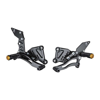 Commandes reculées Bonamici réglables non inversées/inversées Kawasaki Ninja 300 13-17