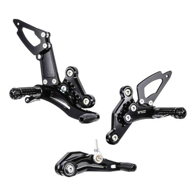 Commandes reculées Bonamici réglables non inversées/inversées Yamaha MT-07 14-20