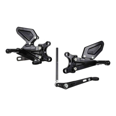 Commandes reculées Bonamici réglables non inversées/inversées Triumph Street Triple 765 17-22