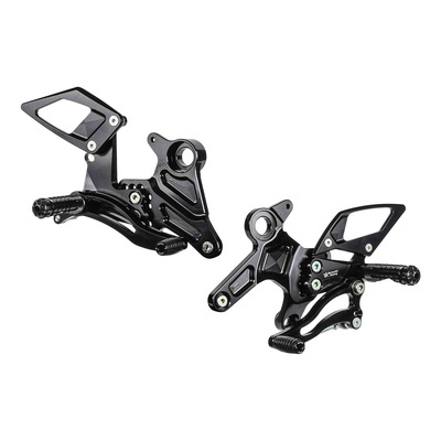 Commandes reculées Bonamici réglables non inversées/inversées Kawasaki Z 650 17-19
