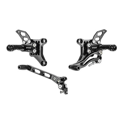 Commandes reculées Bonamici réglables non inversées/inversées Ducati 1198 09-11