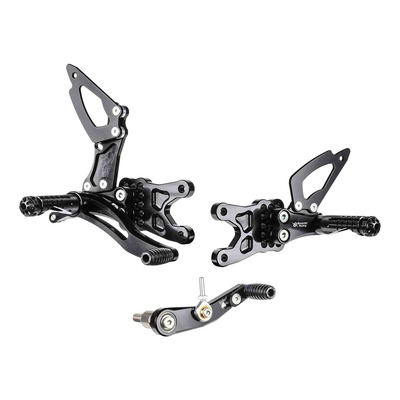 Commandes reculées Bonamici réglables non inversées/inversées Suzuki GSX-R 1000 09-16