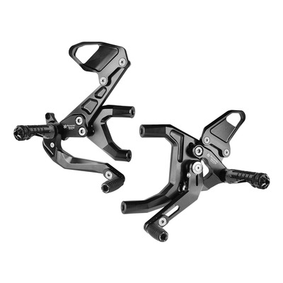 Commandes reculées Bonamici réglables non inversées/inversées Ducati Streetfighter V2 22-24