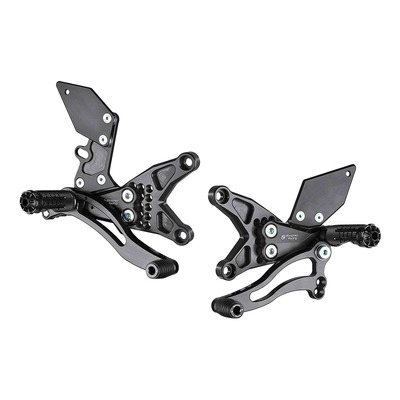 Commandes reculées Bonamici réglables non inversées/inversées Kawasaki ZX-10R 11-15