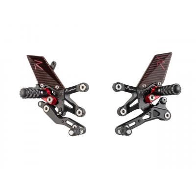 Commandes reculées multi-positions Lightech version R pour Yamaha MT-10 16-17