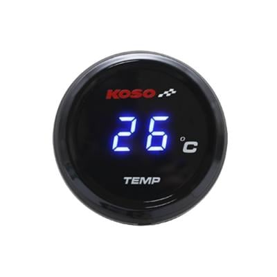 Compteur de température Koso I-Gear affichable bleu