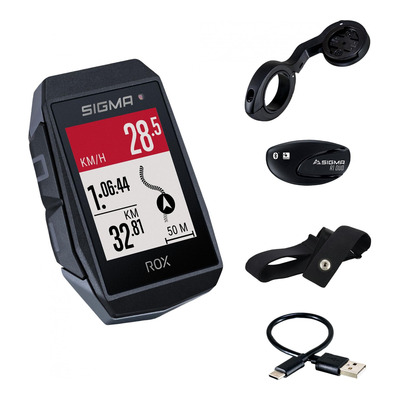 Compteur GPS Sigma Rox 11.1 noir (+ capteur cardio)