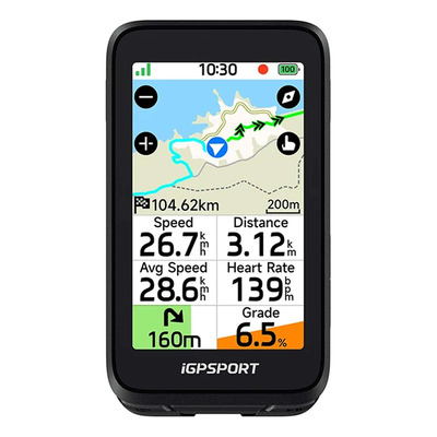 Compteur GPS vélo IGPSport BiNavi Air écran tactile et cartographie