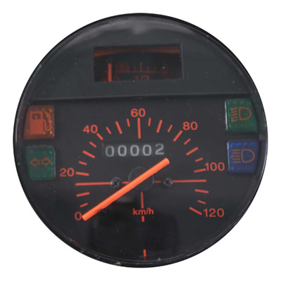 Compteur RMS rond Ø105 mm noir 120 km/h Vespa PK 50 N/XL